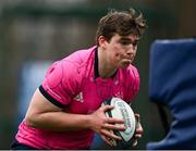 28 February 2022; Diarmaid Mangan during Leinster Rugby squad training at UCD in Dublin. Photo by Harry Murphy/Sportsfile