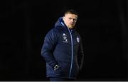 28 February 2022; Shelbourne manager Damien Duff before the SSE Airtricity League Premier Division match between UCD and Shelbourne at the UCD Bowl in Belfield, Dublin. Photo by Harry Murphy/Sportsfile