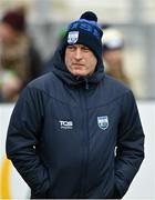 27 February 2022; Waterford manager Liam Cahill before the Allianz Hurling League Division 1 Group B match between Antrim and Waterford at Corrigan Park in Belfast. Photo by Oliver McVeigh/Sportsfile