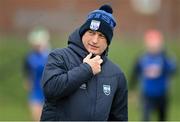 27 February 2022; Waterford manager Liam Cahill before the Allianz Hurling League Division 1 Group B match between Antrim and Waterford at Corrigan Park in Belfast. Photo by Oliver McVeigh/Sportsfile