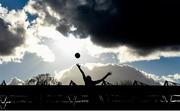 4 March 2022; Simon Kelly of Clongowes Wood College reaches for the ball in a lineout during the Bank of Ireland Leinster Rugby Schools Junior Cup 1st Round match between Temple Carrig, Wicklow and Clongowes Wood College, Kildare at Energia Park in Dublin. Photo by Daire Brennan/Sportsfile