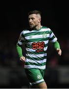 4 March 2022; Jack Byrne of Shamrock Rovers during the SSE Airtricity League Premier Division match between St Patrick's Athletic and Shamrock Rovers at Richmond Park in Dublin. Photo by Seb Daly/Sportsfile