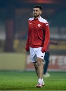 5 March 2022; Lewis Banks of Sligo Rovers before the SSE Airtricity League Premier Division match between Sligo Rovers and Dundalk at The Showgrounds in Sligo. Photo by Ben McShane/Sportsfile
