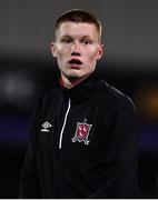 14 March 2022; Senan Mullen of Dundalk before the SSE Airtricity League Premier Division match between Dundalk and Shamrock Rovers at Oriel Park in Dundalk, Louth. Photo by Ben McShane/Sportsfile