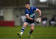 15 March 2022; Oscar Davey of Crescent College Comprehensive during the Munster Rugby Schools Senior Cup Final match between Crescent College Comprehensive, Limerick, and Presentation Brothers College, Cork, at Thomond Park in Limerick. Photo by Harry Murphy/Sportsfile