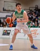 27 February 2022; Jordan Blount of Ireland during the FIBA EuroBasket 2025 Pre-Qualifiers First Round Group A match between Ireland and Cyprus at the National Basketball Arena in Tallaght, Dublin. Photo by Brendan Moran/Sportsfile