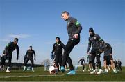 22 March 2022; James McClean during a Republic of Ireland training session at the FAI National Training Centre in Abbotstown, Dublin. Photo by Stephen McCarthy/Sportsfile