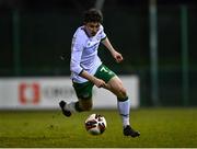 22 March 2022; Kian Leavy of Republic of Ireland U20's during the friendly match between Republic of Ireland U20's and Republic of Ireland Amateur Selection at Home Farm FC in Dublin. Photo by Harry Murphy/Sportsfile