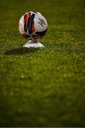 23 March 2022; A match ball at the UEFA EURO2022 Women's Under-17 Round 2 qualifying match between Republic of Ireland and Slovakia at Tallaght Stadium in Dublin. Photo by Piaras Ó Mídheach/Sportsfile