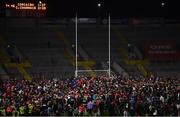 26 March 2022; Supporters on the pitch after the Allianz Hurling League Division 1 Semi-Final match between Cork and Kilkenny at Páirc Ui Chaoimh in Cork. Photo by Piaras Ó Mídheach/Sportsfile