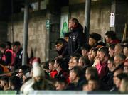25 March 2022; Cork City manager Colin Healy looks on from the stand during the SSE Airtricity League First Division match between Cork City and Athlone Town at Turners Cross in Cork. Photo by Michael P Ryan/Sportsfile