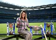 28 March 2022; Rowena McCappin, Head of External Relations and Engagement, Glen Dimplex in attendance at Croke Park in Dublin as Glen Dimplex announced a new five year sponsorship of the Camogie championships and association. The Draws for the 2022 Senior, Intermediate and Premier Junior competitions were also announced. Photo by David Fitzgerald/Sportsfile