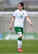 29 March 2022; Katie McCarn of Republic of Ireland during the UEFA Women's U17's Round 2 Qualifier match between Republic of Ireland and Iceland at Tallaght Stadium in Dublin. Photo by Ben McShane/Sportsfile