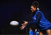 30 March 2022; Eimear Corri during a Leinster Rugby Women's training session at Energia Park in Dublin. Photo by David Fitzgerald/Sportsfile