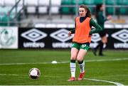 29 March 2022; Ellen Dolan of Republic of Ireland before the UEFA Women's U17's Round 2 Qualifier match between Republic of Ireland and Iceland at Tallaght Stadium in Dublin. Photo by Ben McShane/Sportsfile