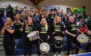 2 April 2022; Garvey's Tralee Warriors supporters during the InsureMyVan.ie SuperLeague Final match between Garvey’s Tralee Warriors, Kerry and C&S Neptune, Cork, at the National Basketball Arena in Dublin. Photo by Brendan Moran/Sportsfile