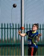 3 April 2022; Patrick O'Meara of Birr AC, Offaly, competing in the under 19 boys hammer during the AAI National Spring Throws Championships at Templemore Athletics Club in Tipperary. Photo by Sam Barnes/Sportsfile