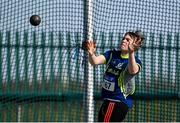 3 April 2022; Patrick O'Meara of Birr AC, Offaly, competing in the under 19 boys hammer during the AAI National Spring Throws Championships at Templemore Athletics Club in Tipperary. Photo by Sam Barnes/Sportsfile