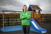 5 April 2022; Lucy Quinn during a Republic of Ireland Women media day at Castleknock Hotel in Dublin. Photo by Stephen McCarthy/Sportsfile