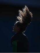 10 April 2022; Leanne Kiernan during a Republic of Ireland women training session at the Gamla Ullevi Stadium in Gothenburg, Sweden. Photo by Stephen McCarthy/Sportsfile