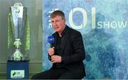 11 April 2022; Republic of Ireland manager Stephen Kenny during the The LOI Show at Riverside Hotel in Sligo. Photo by Ramsey Cardy/Sportsfile