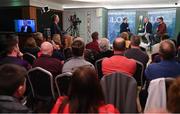 11 April 2022; A general view during the The LOI Show at Riverside Hotel in Sligo. Photo by Ramsey Cardy/Sportsfile