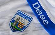 9 April 2022; A detailed view of the Waterford jersey during a Waterford Hurling squad portraits session at Gold Coast Sports Resort in Ballinacourty, Waterford. Photo by Seb Daly/Sportsfile