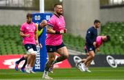 14 April 2022; Andrew Porter during a Leinster Rugby captain's run at the Aviva Stadium in Dublin. Photo by Harry Murphy/Sportsfile