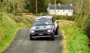 15 April 2022; Gareth Black and Connor Dunlop in their Toyota Starlet on SS1 Orra Lodge in the Circuit of Ireland Rally Round 3 2022 Irish Tarmac Rally Championship in Cushendun Co Antrim. Photo by Philip Fitzpatrick/Sportsfile