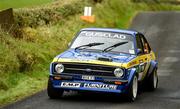 15 April 2022; Daniel McKenna and Andrew Grennan in their Ford Escort Mk2 on SS1 Orra Lodge in the Circuit of Ireland Rally Round 3 2022 Irish Tarmac Rally Championship in Cushendun Co Antrim. Photo by Philip Fitzpatrick/Sportsfile