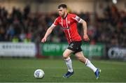 15 April 2022; Cameron McJannet of Derry City during the SSE Airtricity League Premier Division match between Derry City and Shelbourne at The Ryan McBride Brandywell Stadium in Derry. Photo by Stephen McCarthy/Sportsfile