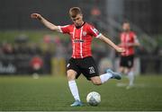 15 April 2022; Brandon Kavanagh of Derry City during the SSE Airtricity League Premier Division match between Derry City and Shelbourne at The Ryan McBride Brandywell Stadium in Derry. Photo by Stephen McCarthy/Sportsfile