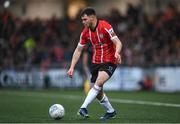 15 April 2022; Cameron McJannet of Derry City during the SSE Airtricity League Premier Division match between Derry City and Shelbourne at The Ryan McBride Brandywell Stadium in Derry. Photo by Stephen McCarthy/Sportsfile