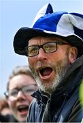17 April 2022; Waterford supporter Paddy Glynn from Waterford city cheers on his side during the Munster GAA Hurling Senior Championship Round 1 match between Waterford and Tipperary at Walsh Park in Waterford. Photo by Brendan Moran/Sportsfile
