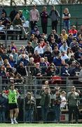 17 April 2022; Uachtarán Chumann Lúthchleas Gael Larry McCarthy watches on from the stand during the Connacht GAA Football Senior Championship Quarter-Final match between New York and Sligo at Gaelic Park in New York, USA. Photo by Daire Brennan/Sportsfile