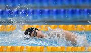21 April 2022; Danielle Hill of Larne SC competing in her Girls 100 metre freestyle heat during the Swim Ireland Open Championships at the National Aquatic Centre, on the Sport Ireland Campus, in Dublin. Photo by Seb Daly/Sportsfile
