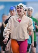 21 April 2022; Ellen Keane of National Aquatic Centre SC before competing in her Girls 50 metre breaststroke heat during the Swim Ireland Open Championships at the National Aquatic Centre, on the Sport Ireland Campus, in Dublin. Photo by Seb Daly/Sportsfile