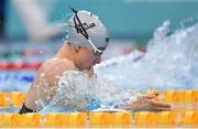 21 April 2022; Niamh Coyne of National Centre Dublin competing in her Girls 50 metre breaststroke heat during the Swim Ireland Open Championships at the National Aquatic Centre, on the Sport Ireland Campus, in Dublin. Photo by Seb Daly/Sportsfile