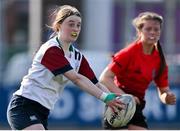 21 April 2022; Caoimhe McCormack of Midlands during the Leinster Rugby Under 18 Sarah Robinson Cup Final Round match between Midlands and North East at Energia Park in Dublin. Photo by Brendan Moran/Sportsfile