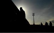 22 April 2022; Aidomo Emakhu of Shamrock Rovers before the SSE Airtricity League Premier Division match between Bohemians and Shamrock Rovers at Dalymount Park in Dublin. Photo by Seb Daly/Sportsfile