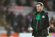 22 April 2022; Shamrock Rovers manager Stephen Bradley before the SSE Airtricity League Premier Division match between Bohemians and Shamrock Rovers at Dalymount Park in Dublin. Photo by Seb Daly/Sportsfile