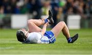 23 April 2022; Iarlaith Daly of Waterford awaits medical attention during the Munster GAA Hurling Senior Championship Round 2 match between Limerick and Waterford at TUS Gaelic Grounds in Limerick. Photo by Stephen McCarthy/Sportsfile