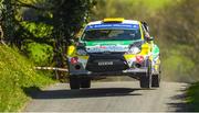 24 April 2022; Sam Moffett and Keith Moriarty in their Ford Fiesta WRC on SS 2 in the Monaghan Stages Rally Round 3 of the National Rally Championship in Monaghan. Photo by Philip Fitzpatrick/Sportsfile