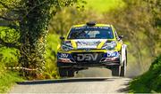 24 April 2022; Josh Moffett and Jason McKenna in their Hyundai i20 R5 on SS2 in the Monaghan Stages Rally Round 3 of the National Rally Championship in Monaghan. Photo by Philip Fitzpatrick/Sportsfile