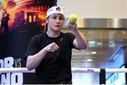 27 April 2022; Katie Taylor during a media workouts session before her Undisputed Lightweight Championship bout against Amanda Serrano at Madison Square Garden in New York, USA on Saturday night. Photo by Ed Mulholland / Matchroom Boxing via Sportsfile