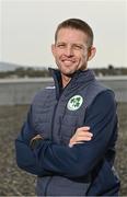 28 April 2022; Ireland men's head coach Heinrich Malan stands for a portrait during the Ireland’s International Cricket Season Launch at HBV Studios in Dublin. Photo by Sam Barnes/Sportsfile