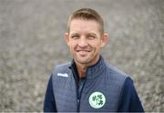 28 April 2022; Ireland men's head coach Heinrich Malan stands for a portrait during the Ireland’s International Cricket Season Launch at HBV Studios in Dublin. Photo by Sam Barnes/Sportsfile