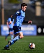 26 April 2022; Colm Whelan of UCD during the Collingwood Cup Final match between UCD and Queens University Belfast at Oriel Park in Dundalk, Louth. Photo by Ben McShane/Sportsfile