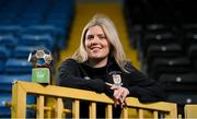 10 May 2022; Laurie Ryan of Athlone Town with her SSE Airtricity Women’s National League Player of the Month Award for April at Athlone Town Stadium in Athlone, Westmeath. Photo by Seb Daly/Sportsfile