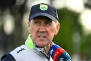 7 May 2022; Kerry manager Jack O'Connor speaks to Sky Sports after the Munster GAA Football Senior Championship Semi-Final match between Cork and Kerry at Páirc Ui Rinn in Cork. Photo by Stephen McCarthy/Sportsfile